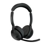 Jabra Evolve2 55 Headset Kabel & Trådlös Huvudband Kontor/callcenter Bluetooth Laddningsställ Svart - Bild 2