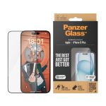 PanzerGlass ® Screen Protector iPhone 15 Plus | Ultra-Wide Fit w. EasyAligner Genomskinligt skärmskydd Apple 1 styck - Bild 2