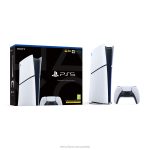 Sony PlayStation 5 Slim Digital 1,02 TB Wi-Fi Svart, Vit