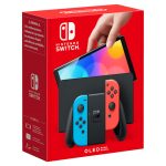 Nintendo Switch OLED bärbara spelkonsoller 17,8 cm (7") 64 GB Pekskärm Wi-Fi Blå, Röd