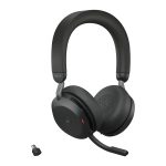Jabra Evolve2 75 Headset Trådlös Huvudband Kontor/callcenter Bluetooth Svart - Bild 3