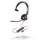 Poly Blackwire 3310 Monaural USB-C Headset + USB-C/A-adapter - Bild 4