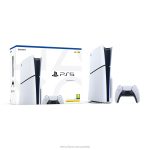 Sony Playstation 5 Slim 1,02 TB Wi-Fi Svart, Vit